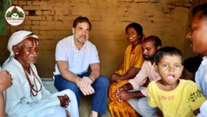 परिजनों से मिले राहुल गांधी