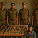 दुधैला दियारा में अवैध मिनी गन फैक्ट्री का भंडाफोड़, दो गिरफ्तार