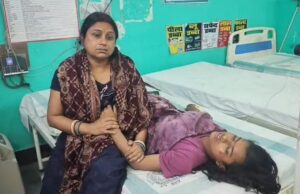 दिलगौरी मोड़ पर जमीन विवाद में खूनी झड़प, युवती पर जानलेवा हमला – मायागंज रेफर