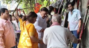 रामनवमी पर पूर्व विधायक अजीत शर्मा ने की पूजा-अर्चना, शहरवासियों को दिया सद्भाव का संदेश