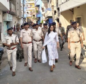 पलामू में रामनवमी को लेकर फ्लैग मार्च, पुलिस ने सुरक्षा के पुख्ता इंतजाम किए