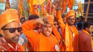 जामताड़ा नाला में रामनवमी पर भव्य शोभायात्रा, जय श्री राम के नारों से गूंजा पूरा क्षेत्र