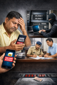 साइबर ठगी का शिकार हुए दिलीप मंडल, खाते से 79 हजार रुपये की अवैध निकासी