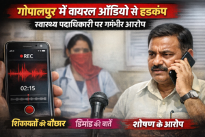 गोपालपुर में वायरल ऑडियो से मचा हड़कंप, स्वास्थ्य विभाग के पदाधिकारी पर गंभीर आरोप