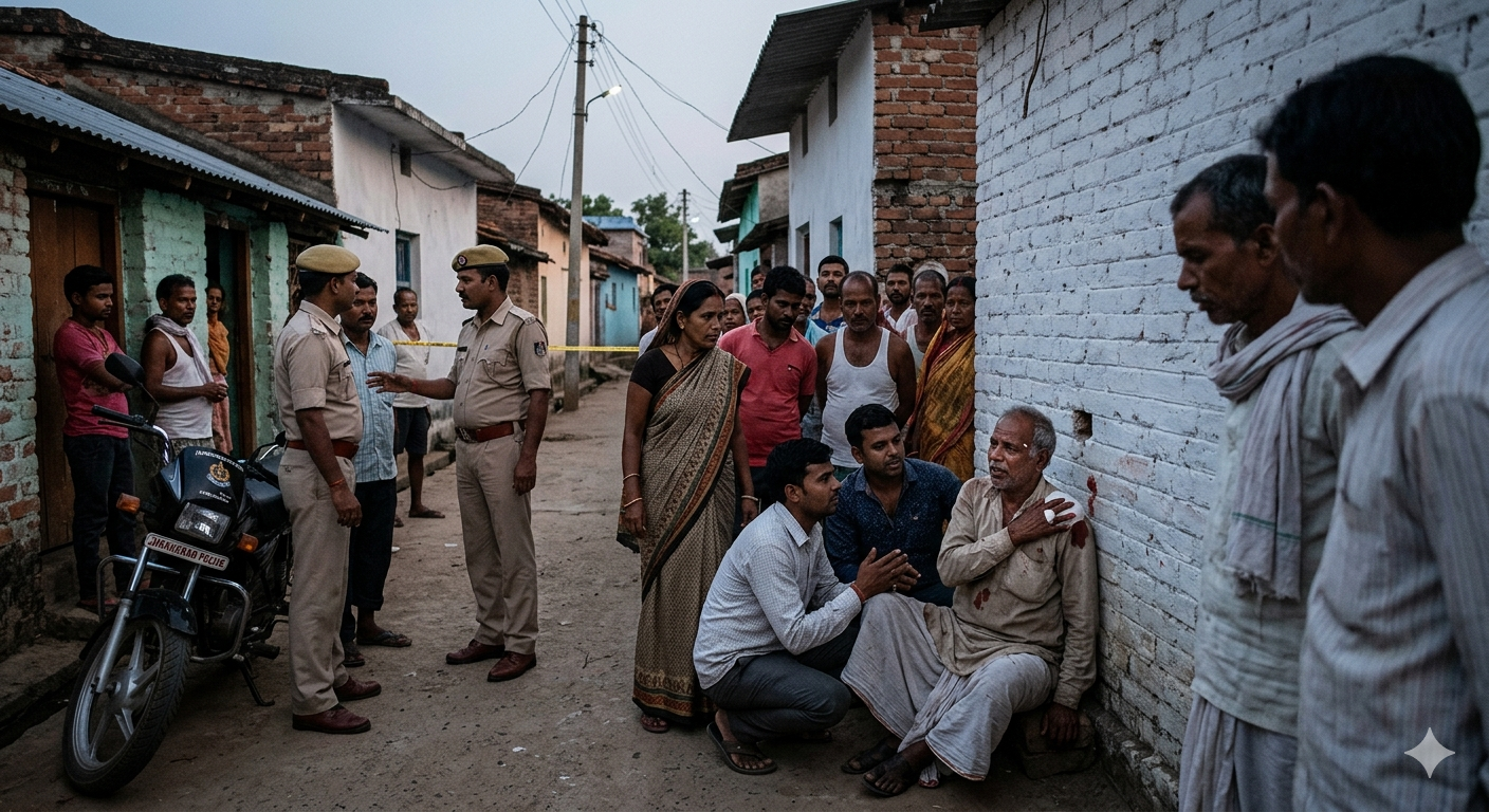 पांकी में बेखौफ अपराधियों का तांडव: लूटपाट के दौरान बुजुर्ग को मारी गोली, इलाके में दहशत