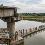 25 साल से अधूरा पुल, 50 गांवों की जिंदगी दांव पर: नालंदा में विकास के दावों की खुली पोल