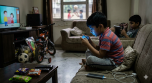 स्क्रीन टाइम की गिरफ्त में बचपन, फिटनेस पर गहराता संकट