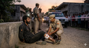 नवादा में पुलिस- अपराधी मुठभेड़: 50 हजार का इनामी बदमाश टिंकू यादव पैर में गोली लगने से गिरफ्तार