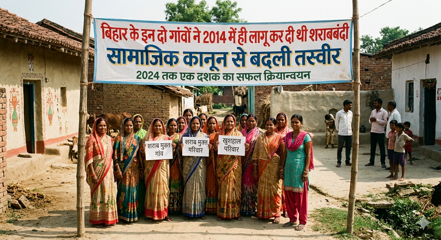 बिहार के दो गांवों ने 2014 में ही लागू कर दी थी शराबबंदी, सामाजिक कानून से बदली तस्वीर