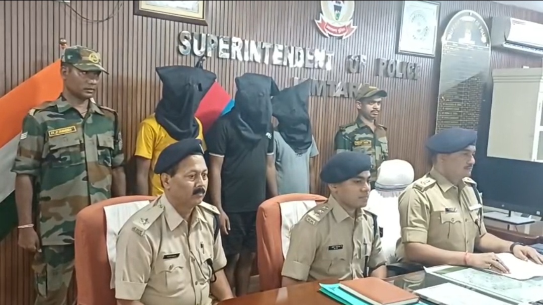 जामताड़ा में साइबर ठगों पर पुलिस का शिकंजा, एपीके फाइल भेजकर ठगी करने वाले तीन शातिर गिरफ्तार