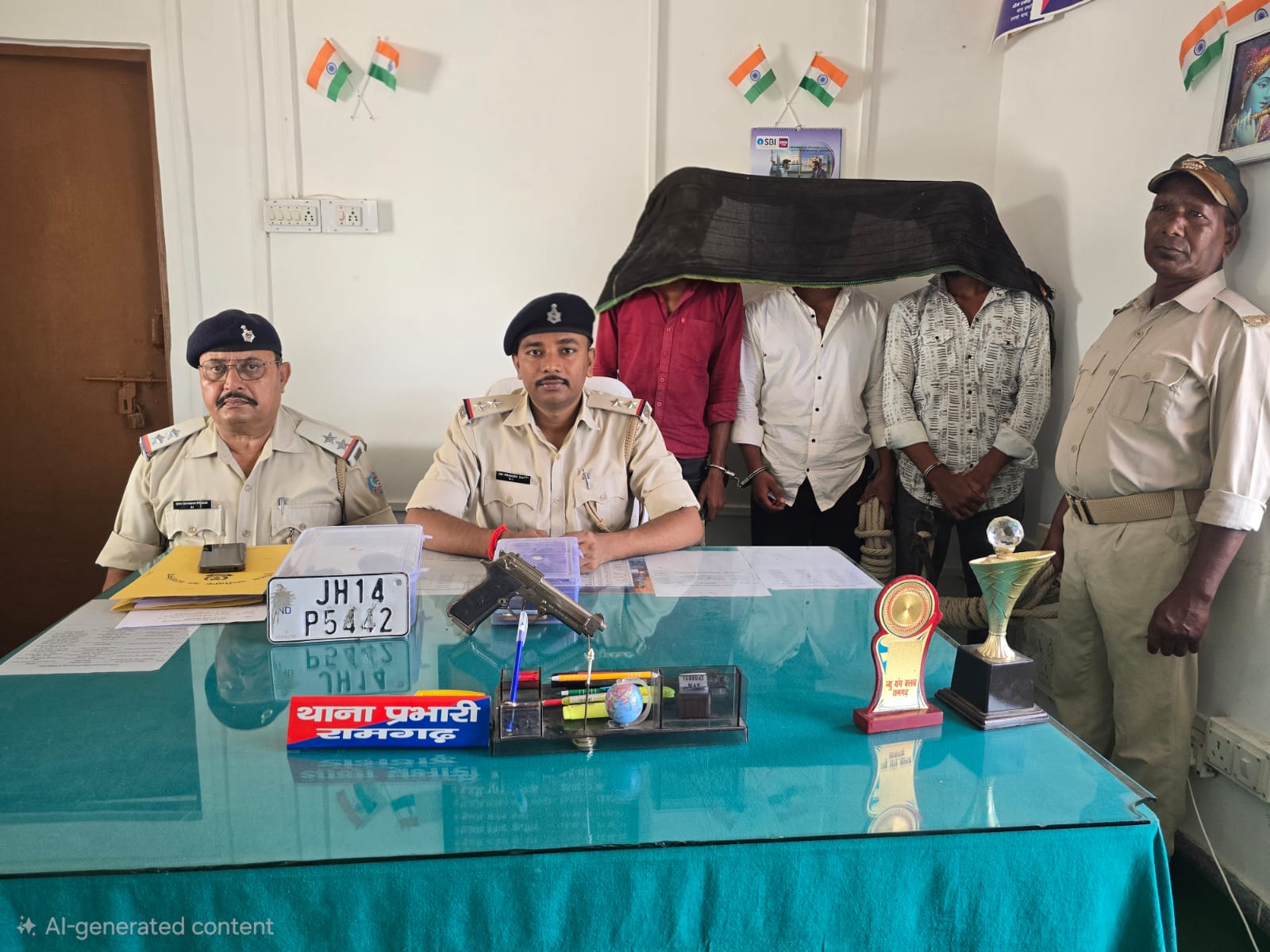 पलामू में खिलौना पिस्टल के दम पर बाइक लूट का खुलासा, तीन आरोपी गिरफ्तार; लूटी बाइक व मोबाइल बरामद