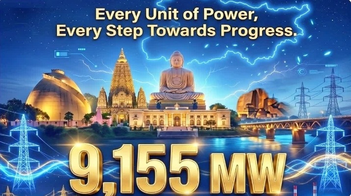 बिहार में बिजली खपत का नया रिकॉर्ड, 9155 मेगावाट पीक डिमांड के बावजूद निर्बाध रही आपूर्ति