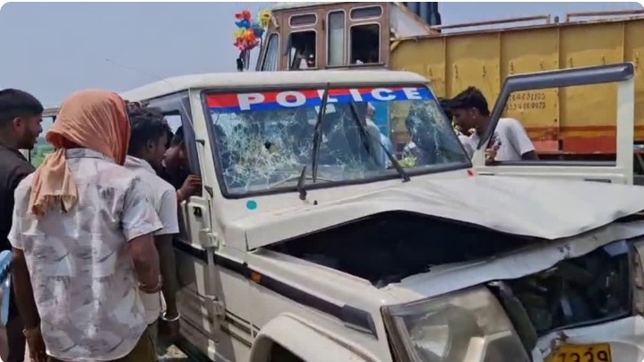 नालंदा में सड़क हादसे के बाद बवाल, NH-20 पर तीन घंटे जाम; पथराव, लाठीचार्ज और 8 पुलिसकर्मी घायल