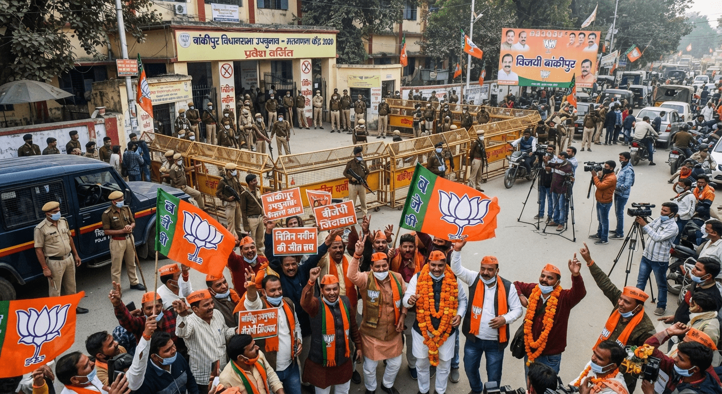 बांकीपुर उपचुनाव का फैसला आज, कड़ी सुरक्षा के बीच मतगणना जारी; बीजेपी ने शुरू की जीत की तैयारी