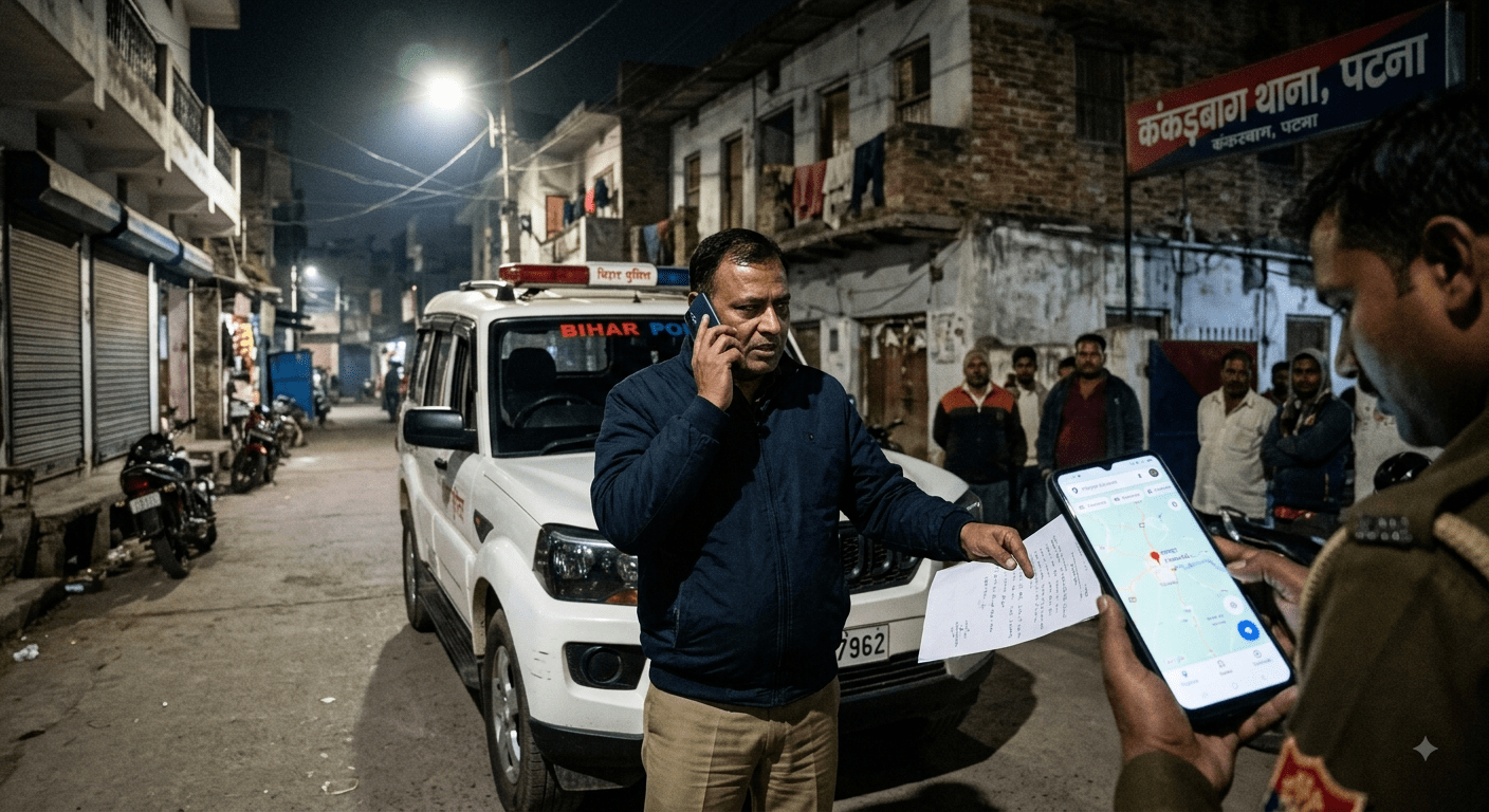 पटना में डॉक्टर दंपती से 30 लाख की रंगदारी की मांग, फोन पर जान से मारने की धमकी; नवादा में मिला आरोपी का लोकेशन