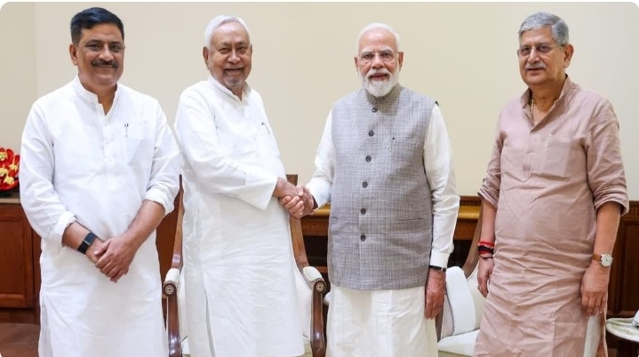 बांकीपुर हार के बाद दिल्ली में नीतीश-पीएम मोदी की मुलाकात, बिहार की राजनीति में बढ़ी हलचल