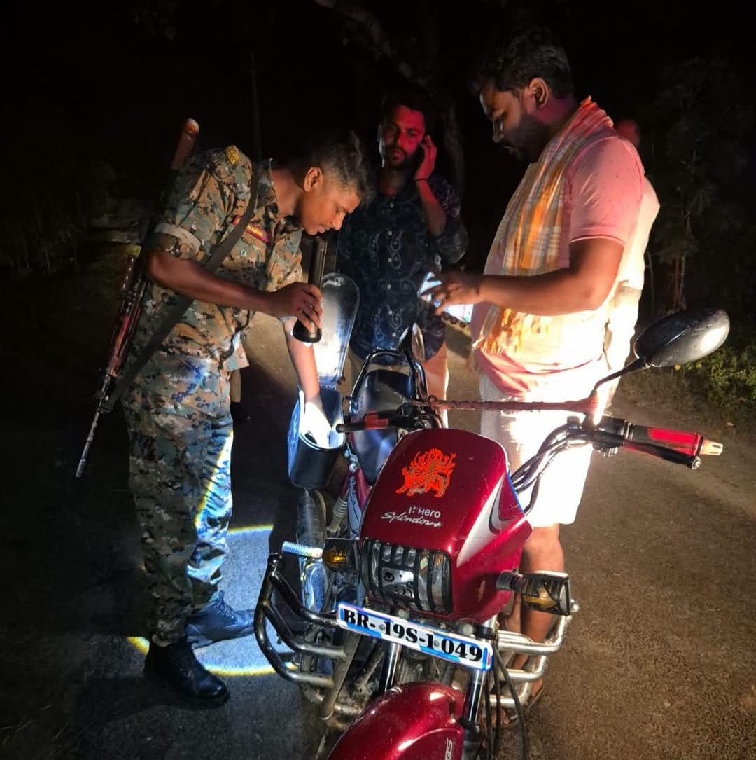 सहरसा में रातभर पुलिस की पैनी नजर, सघन वाहन जांच और गश्ती अभियान जारी
