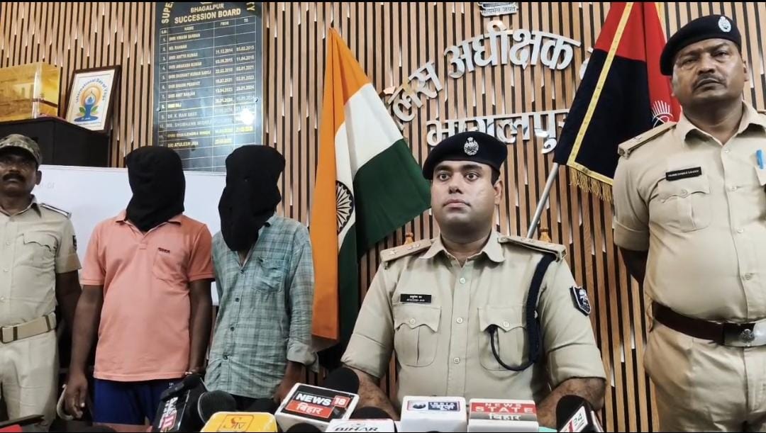 सुल्तानगंज में अवैध हथियार के खिलाफ पुलिस की कार्रवाई, दो पिस्टल और तीन जिंदा कारतूस के साथ सिकंदर यादव गिरफ्तार
