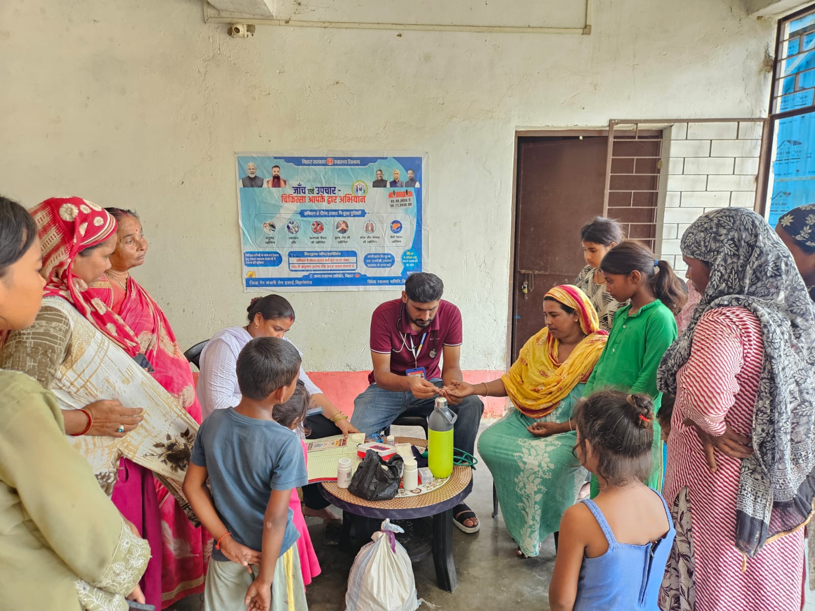 नदी पार बसे गांवों में पहुंची स्वास्थ्य सेवा, जांच के साथ लौटी भरोसे की रोशनी