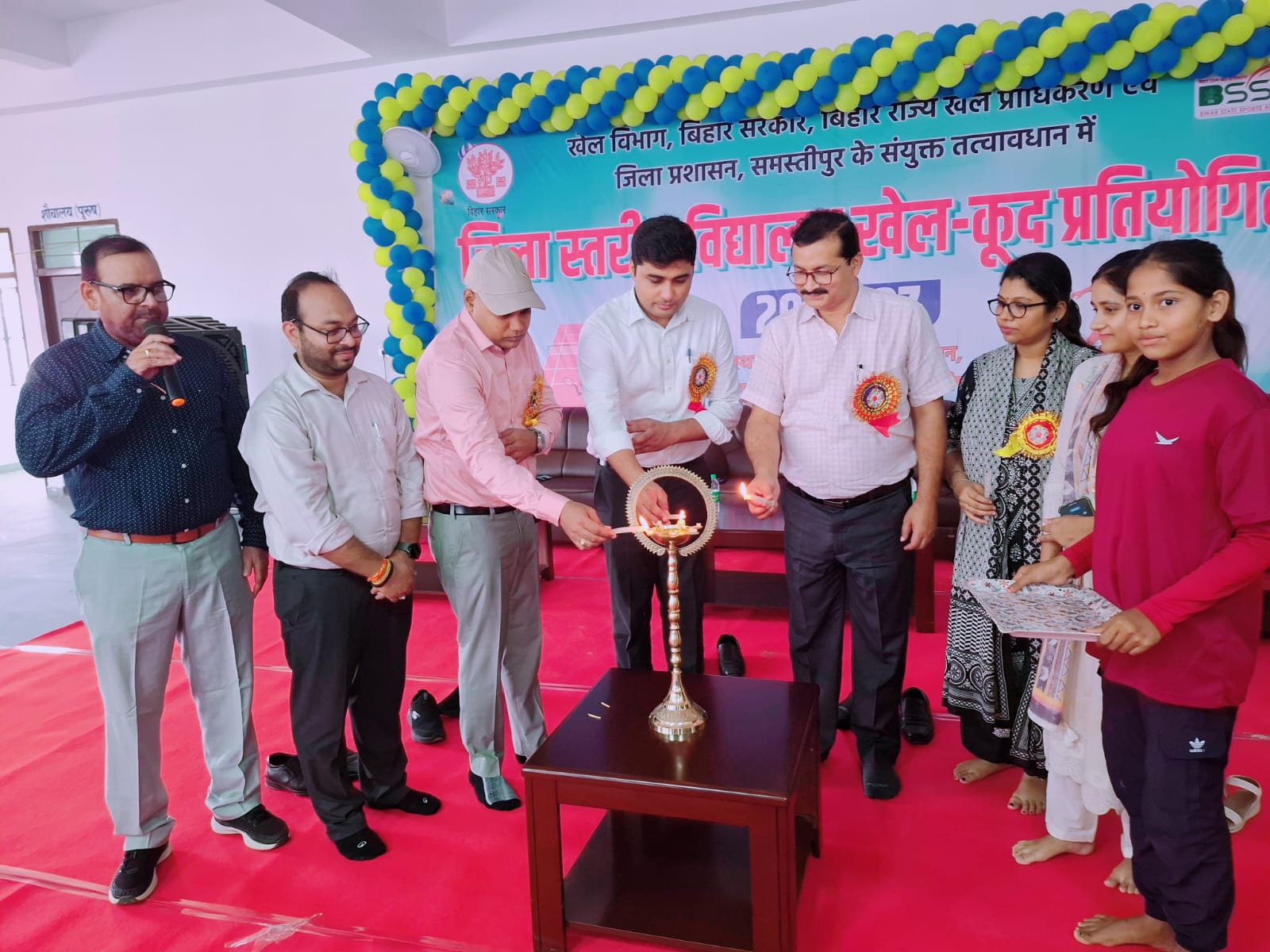 समस्तीपुर में जिला स्तरीय विद्यालय खेल प्रतियोगिता 2026-27 का आगाज, कबड्डी कोर्ट पर डीडीसी ने नारियल तोड़कर की शुरुआत