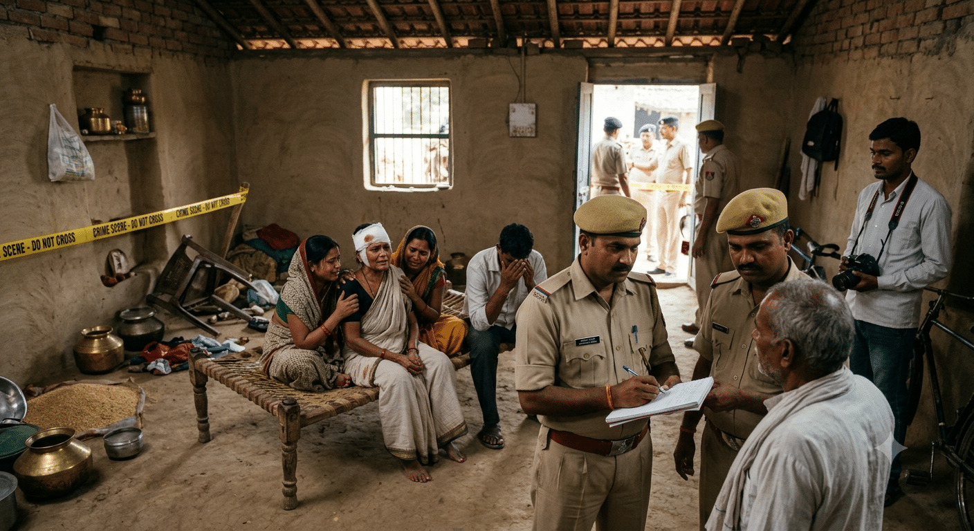 भोजपुर में आपसी विवाद में खूनी संघर्ष, 72 वर्षीय वृद्ध की मौत; पत्नी गंभीर रूप से घायल