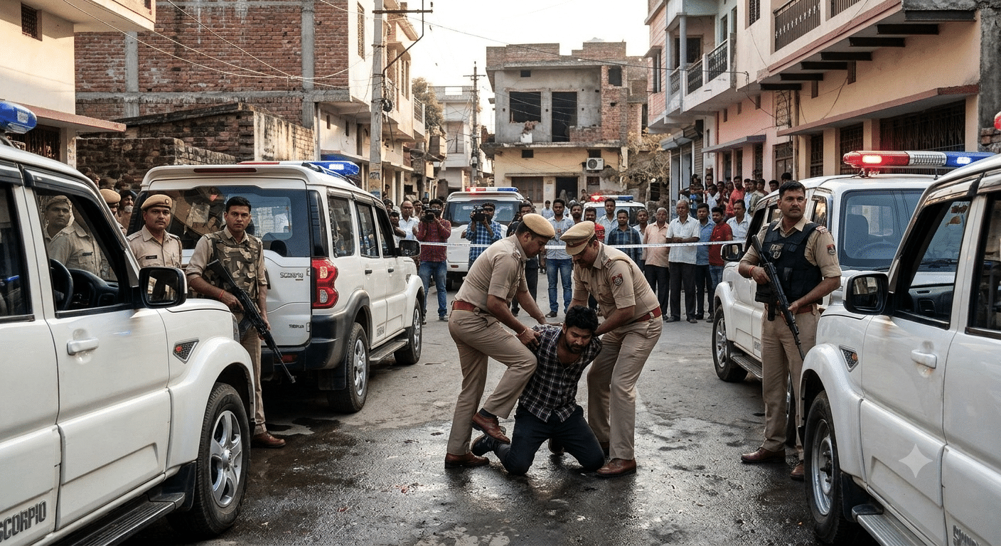 समस्तीपुर में पुलिस और अपराधियों के बीच मुठभेड़, कुख्यात मनीष सिंह को लगी गोली; दो गिरफ्तार
