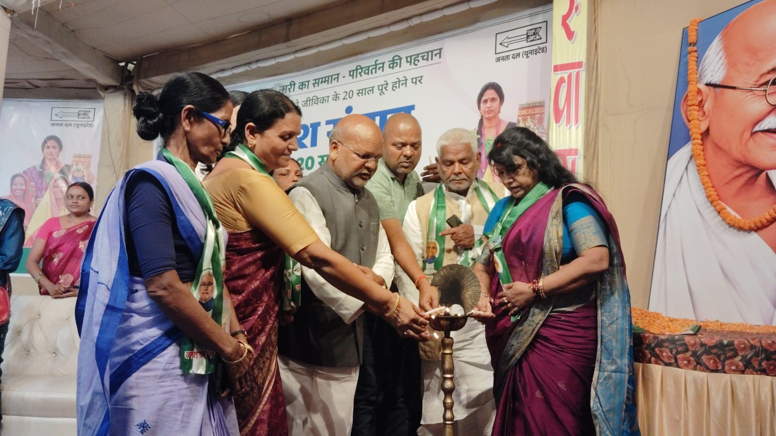 सहरसा में ‘नीतीश संवाद’ कार्यक्रम, जीविका के 20 साल की उपलब्धियों पर हुई चर्चा