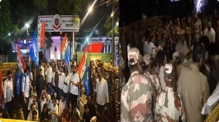 NSUI कार्यकर्ताओं के साथ कथित मारपीट और महिला कार्यकर्ताओं से दुर्व्यवहार का आरोप, FIR दर्ज नहीं होने पर प्रदर्शन